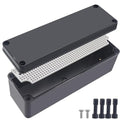 Junction Box, IP67 Waterproof ABS Black Project Box by Otdorpatio