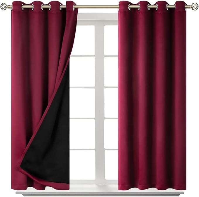 BGment Short 100% Blackout Curtains - Image 8