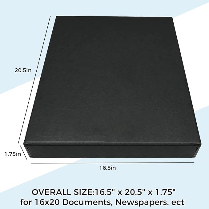 Golden State Art, Archival Folio Storage Box 16x20, Clamshell Design - Image 2