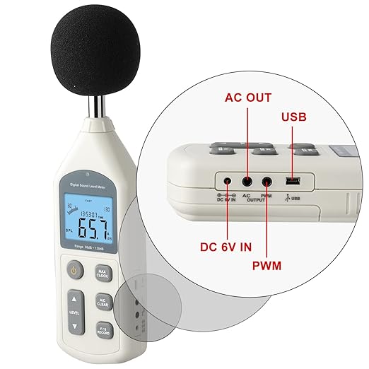 Decibel Meter, Professional Sound Level Meter - Image 5