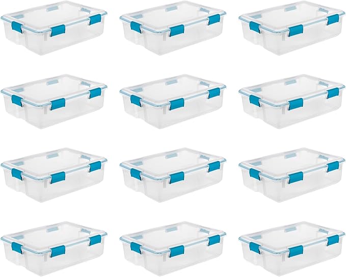Sterilite 12-Pack Gasket Box, Weather-Resistant Storage Bins - Image 8