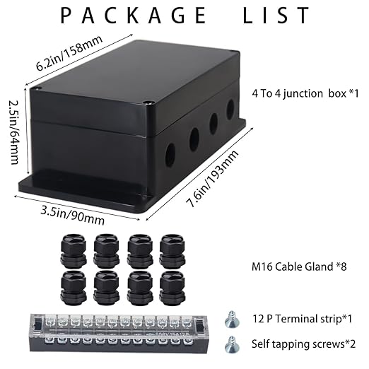 Watertight Junction Box, IP67 Waterproof Electrical Project Box - Image 7