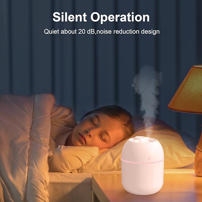 Portable Small Humidifier, USB Personal Desktop Humidifier - Image 3