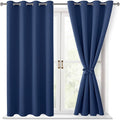 Hiasan Blackout Curtains for Bedroom, 52 x 54 Inches Long by Hiasan
