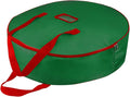30" Christmas Wreath Storage Container Bag by TQS