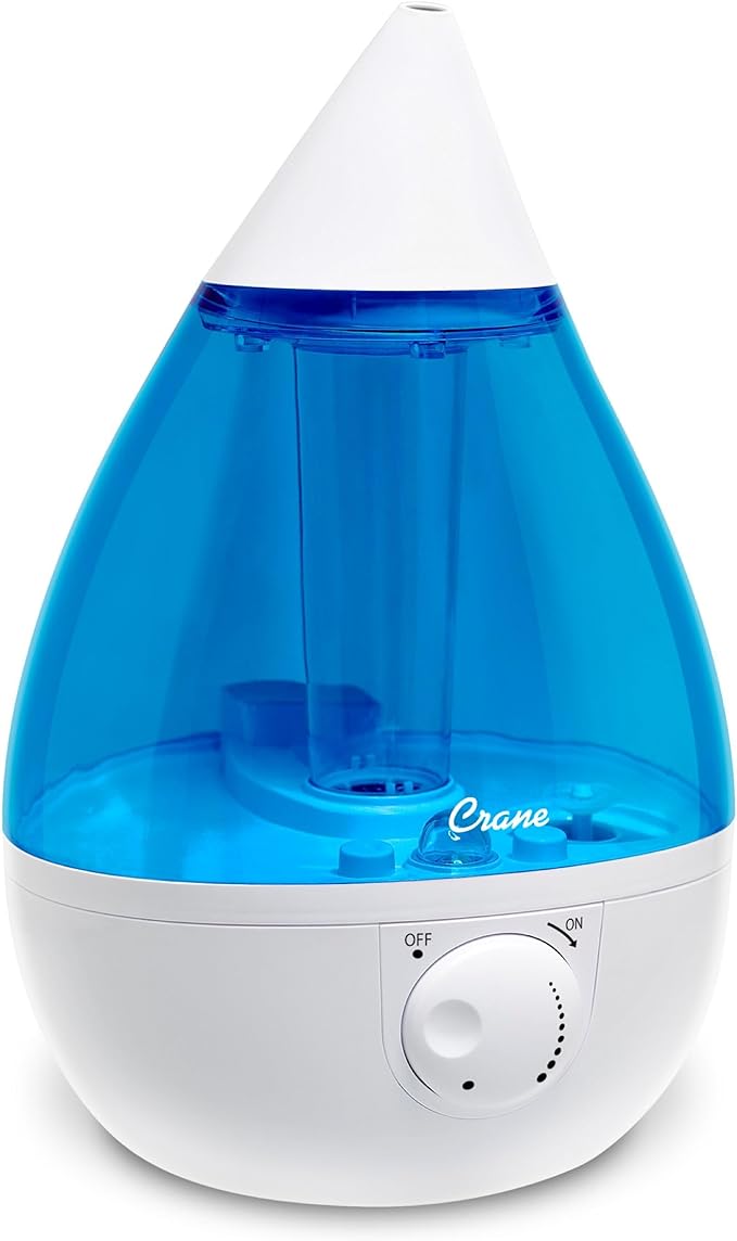 Crane Ultrasonic Cool Mist Teardrop Humidifier by Crane