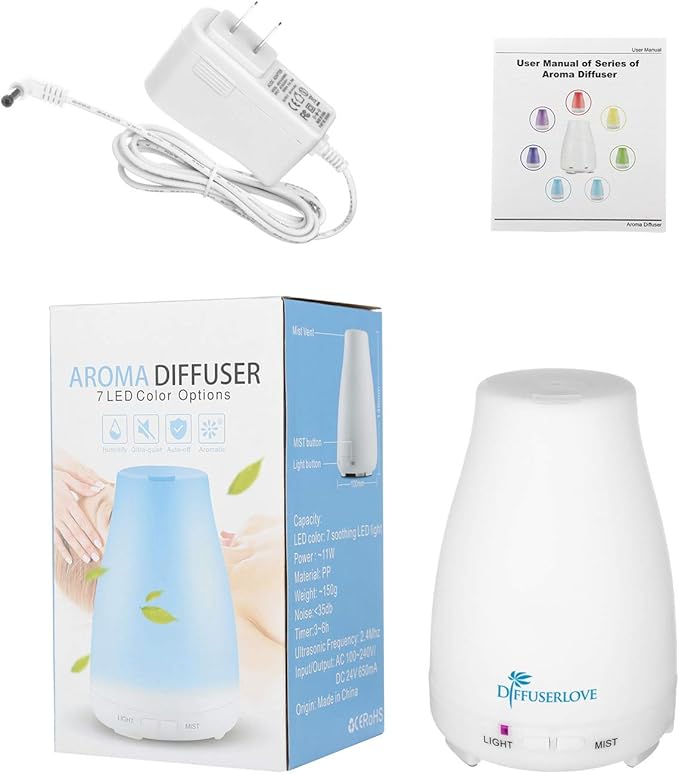 Diffuserlove Essential Oil Diffusers 200ML Remote Control Ultrasonic Mist - Image 8