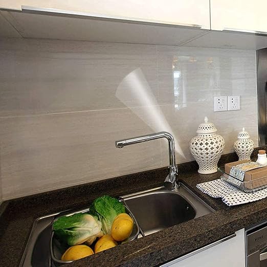 Kitchen Backsplash Wallpaper Stickers Clear Wall Protector Can Endure High by COSNIGHT