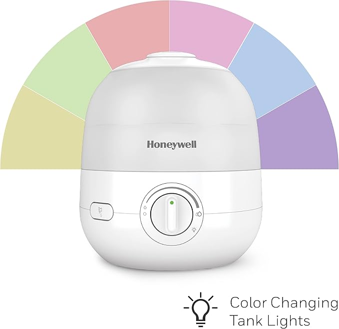Honeywell Ultra Glow Light Changing Humidifier and Diffuser – Cool Mist - Image 3