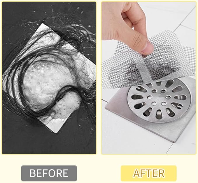 Disposable Hair Drain Stickers, 2025 Upgraded Disposable Floor Drain Filter - Image 5