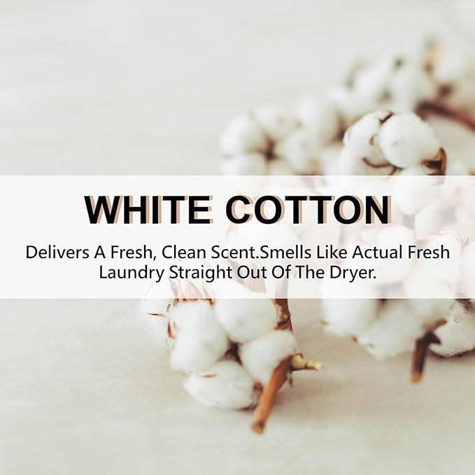 ROSE COTTAGE Large 12 Packs White Cotton Hanging Closet Deodorizer Air - Image 2