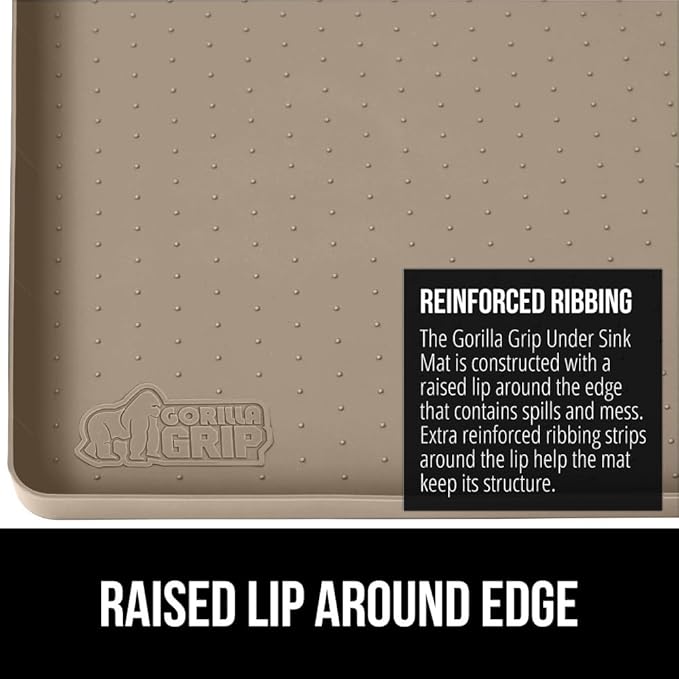GORILLA GRIP Waterproof Silicone Under Sink Mat - Image 5
