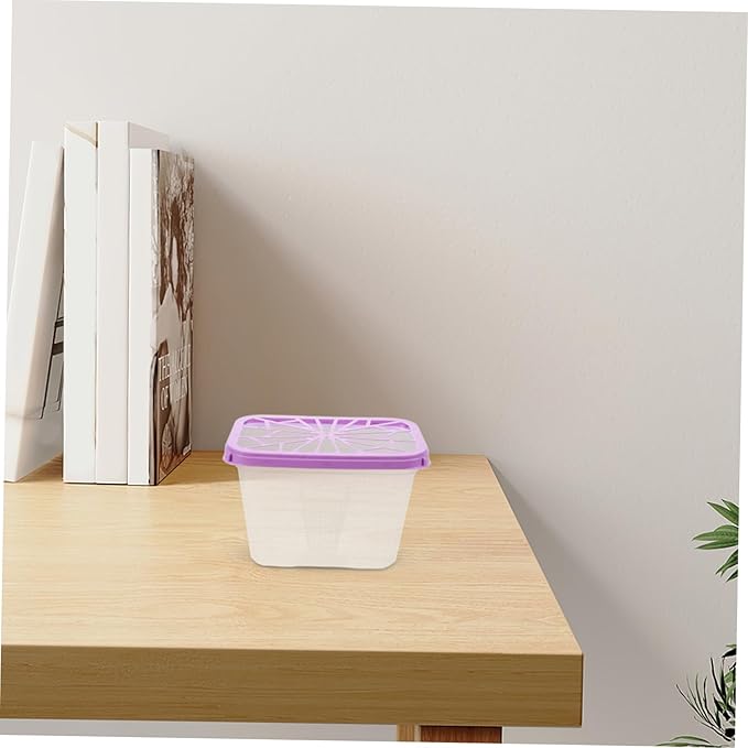 PRETYZOOM 4pcs Moisture Absorber Box Reusable Storage Case - Image 6