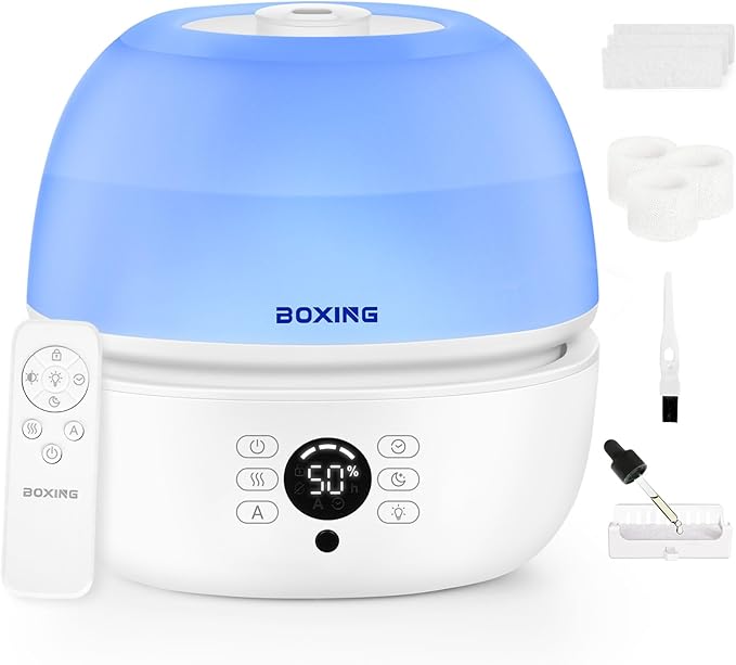 BOXING Top Fill Humidifiers for Bedroom Baby by BOXING