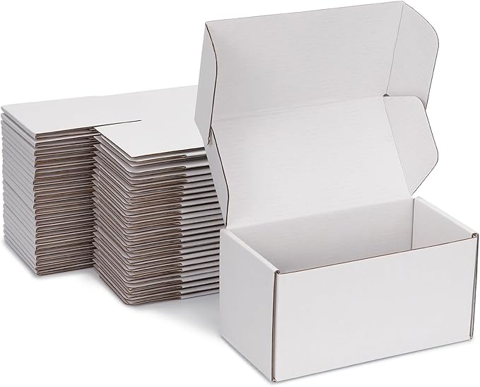 Small Shipping Boxes 8x4x4 Inch by DUZCLI