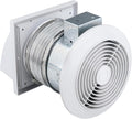 Quini 512M 6-inch Through Wall Exhaust Fan, 80 CFM 4.0 Sones, Bathroom Wall by Quini