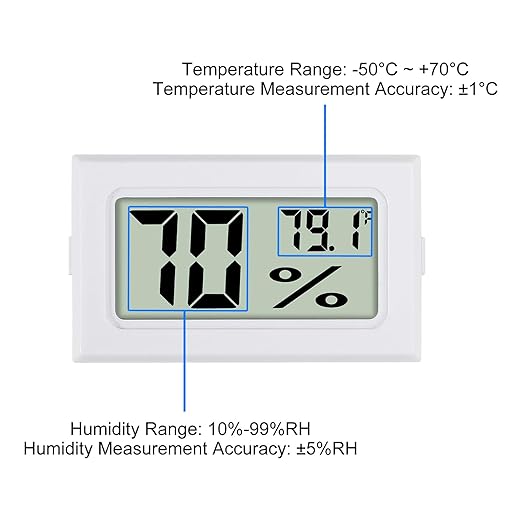 3Pcs Mini Digital Thermometer Hygrometer Electronic Temperature Humidity Gauge - Image 4