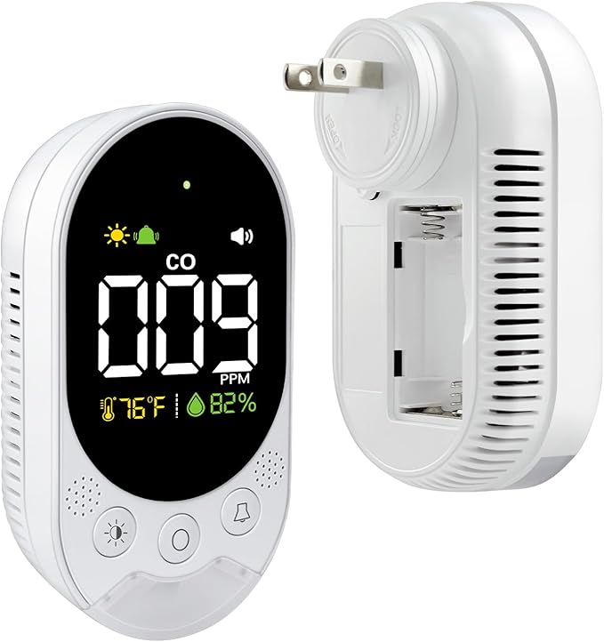 Portable Carbon Monoxide Detector by LSENLTY
