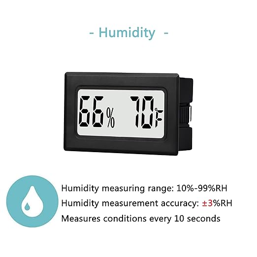 12 Pack Mini Small Digital Hygrometer Thermometer Indoor Temperature and - Image 4
