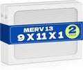 2-Pack 9 x 11 x 1 MERV 13 Replacement Dehumidifier Filter Compatible by XFIBER