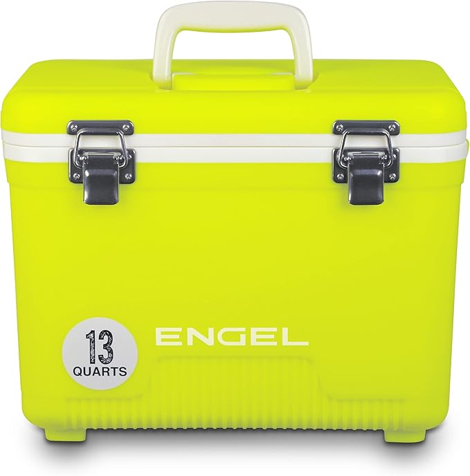 ENGEL 13qt Leak-Proof, Air Tight, Drybox Cooler and Small Hard Shell Lunchbox by ENGEL