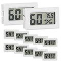 12 Pack Mini Hygrometer Digital Electronic Temperature Humidity Meters Gauge by LemonBest