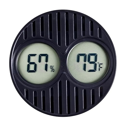CIGAROL Mini Digital Hygrometer & Thermometer by CIGAIOL
