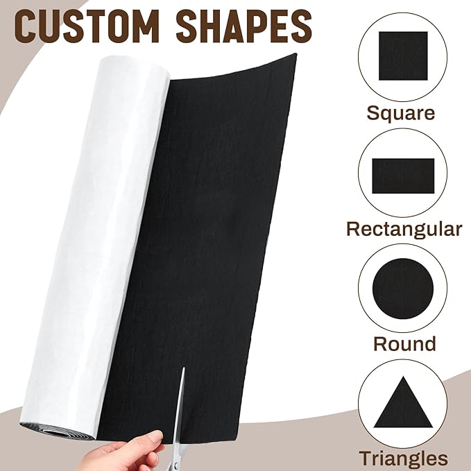 Large Felt Furniture Pads 16 x 60 Inch Non Slip Self Adhesive Heavy Duty - Image 4