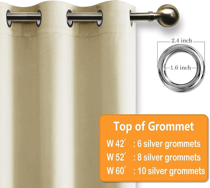 Hiasan Grommet Blackout Curtains - Image 6