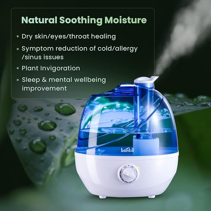 Cool Mist Humidifiers for Bedroom & Large Room Quiet Ultrasonic Air Humidifier - Image 6