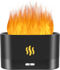 Flame Diffuser Humidifier-Auto Off 180ml Essential Oil Diffuser-2 Modes by Unoutur
