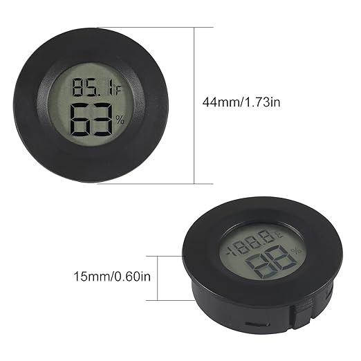2PCS Mini Hygrometer Thermometer Electronic Digital Humidity Meter Gauge - Image 5