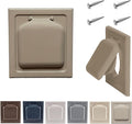 NO-PEST VENT, Exclusive Dual Door Dryer Vent Cover Outdoor 4 inch or Bathroom by No-PestVent