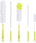 Vila 5-Pack Reusable Straw Pipe Cleaner Brush Set, Long Pipe Brush Cleaner Tool by Vila