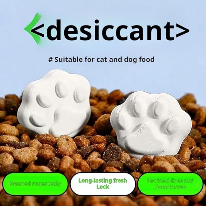 Pet Food Desiccant Strips & Cat Paw Moisture Absorbers Kitchen Items- - Image 4