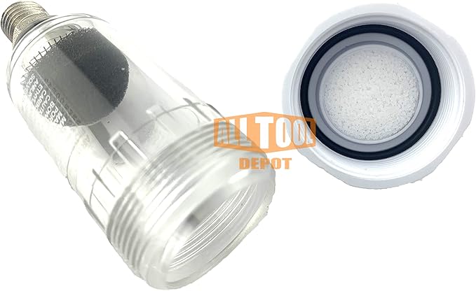 1/4" NPT Mini Compressed Air In Line Filter Desiccant Dryer Moisture Water - Image 3