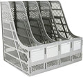 SAYEEC Sturdy Magazine Holder Organizer Desktop 4 Compartment File Holders by SAYEEC