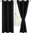 Hiasan Blackout Curtains for Bedroom, 38 x 63 Inches Length by Hiasan