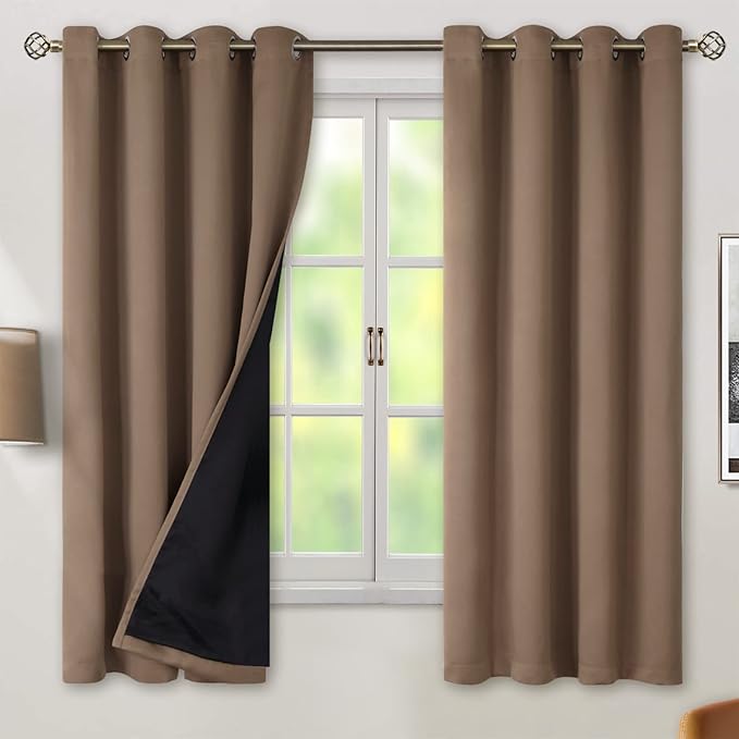 BGment Total Thermal Insulated 100% Blackout Curtains by BGment