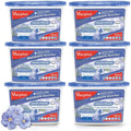 Vacplus Moisture Absorbers 6 Pack, Portable Humidity Absorber Boxes by Vacplus