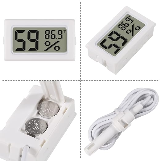 2-Pack Mini Digital Hygrometer Thermometer Gauge - Image 2