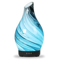Essential Oil Diffuser Aroma Diffuser- 200 ml Art Glass Ultrasonic Cool Mist by EQUSUPRO