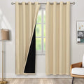 BGment Natural Blackout Curtains 95 Inches Long 2 Panels Set by BGment