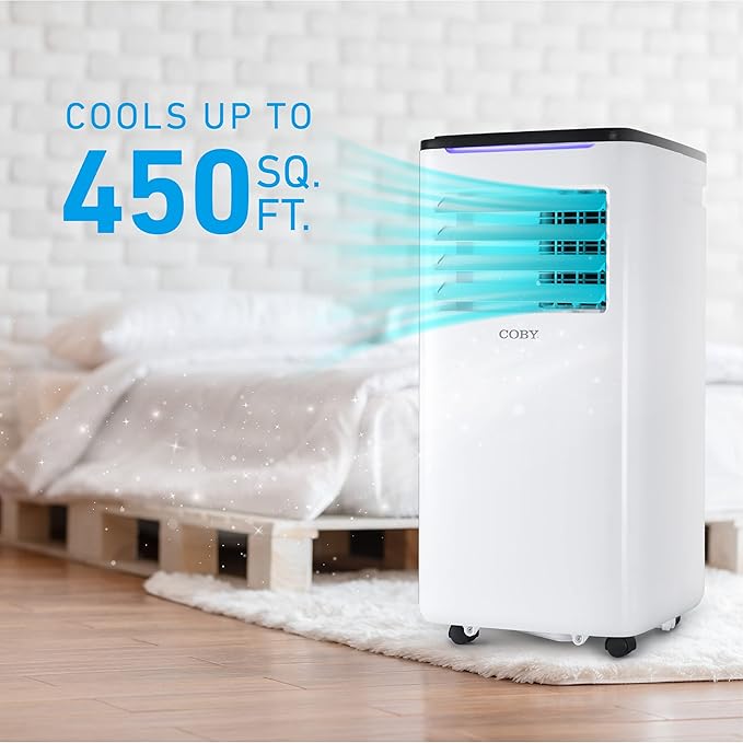 COBY Portable Air Conditioner 3-in-1 AC Unit, Dehumidifier & Fan, Air - Image 3