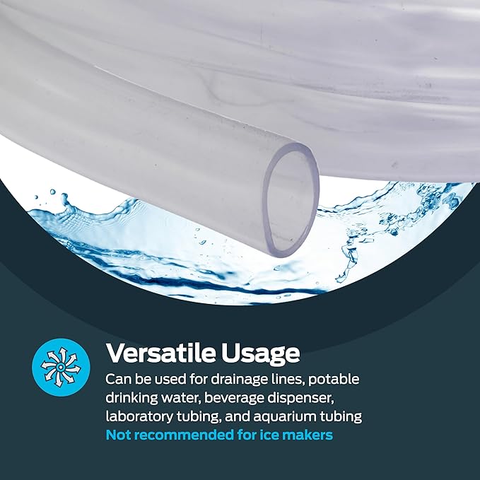 Eastman 5/8 Inch ID PVC Clear Vinyl Tubing, 10 Foot Length - Image 3