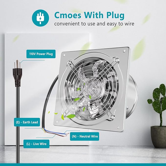 HG Power 6 Inch Exhaust Fan: Kitchen Exhaust Fans - Image 7