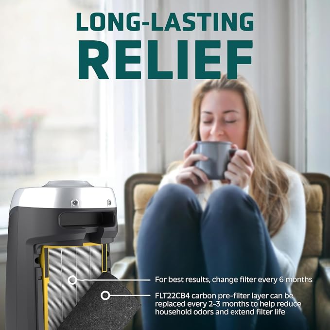 GermGuardian, Filter B HEPA Pure Genuine Air Purifier Filter, Removes 99.97% of - Image 3