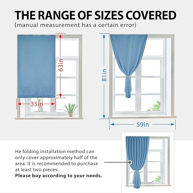 Magic Tape Stick on Portable Curtains - Image 3