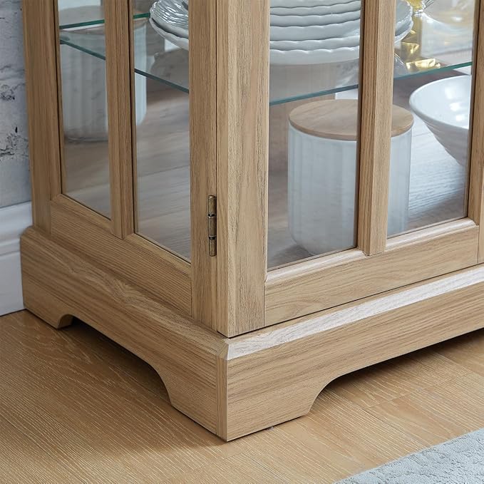 Lighted Glass Curio Cabinet - Image 7