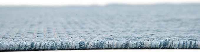 Unique Loom Collection Casual Transitional Solid Heathered Indoor/Outdoor - Image 9